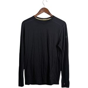 Smartwool Classic All Season Merino Base Layer Shirt Medium Black L/S SW016952